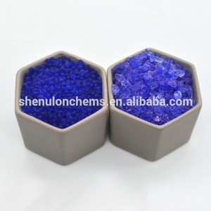 Desecante de gel de sílice azul para transformadores 1-3 mm 2-5 mm 4-8 mm