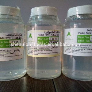 Silica Sol de mayor venta, sílice coloidal, sílice adhesiva